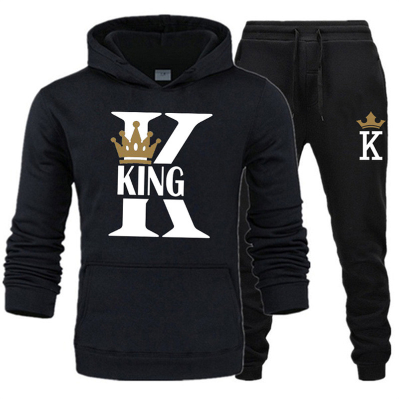 Outdoor Sport Hoodie - K 및 Q 프린트 유니섹스 야외