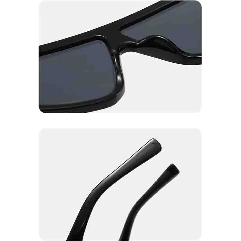 새로운 Y2K 대형 프레임 일체형 사각 선글라스 여성  - Outdoor Sport Glasses 리뷰 및 가격