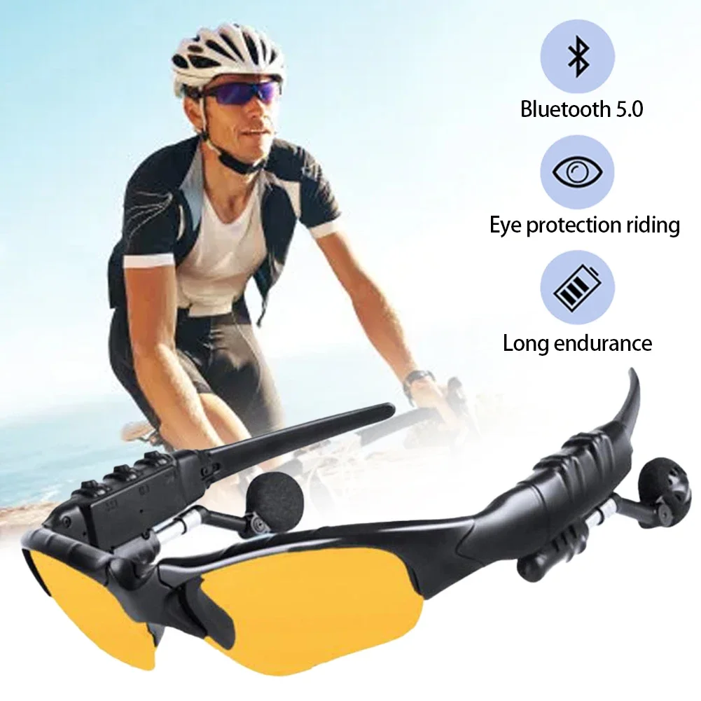 5.0 스테레오 이어폰 마이크가 장착된 무선 헤드셋 스 - Outdoor Sport Glasses 리뷰 및 가격