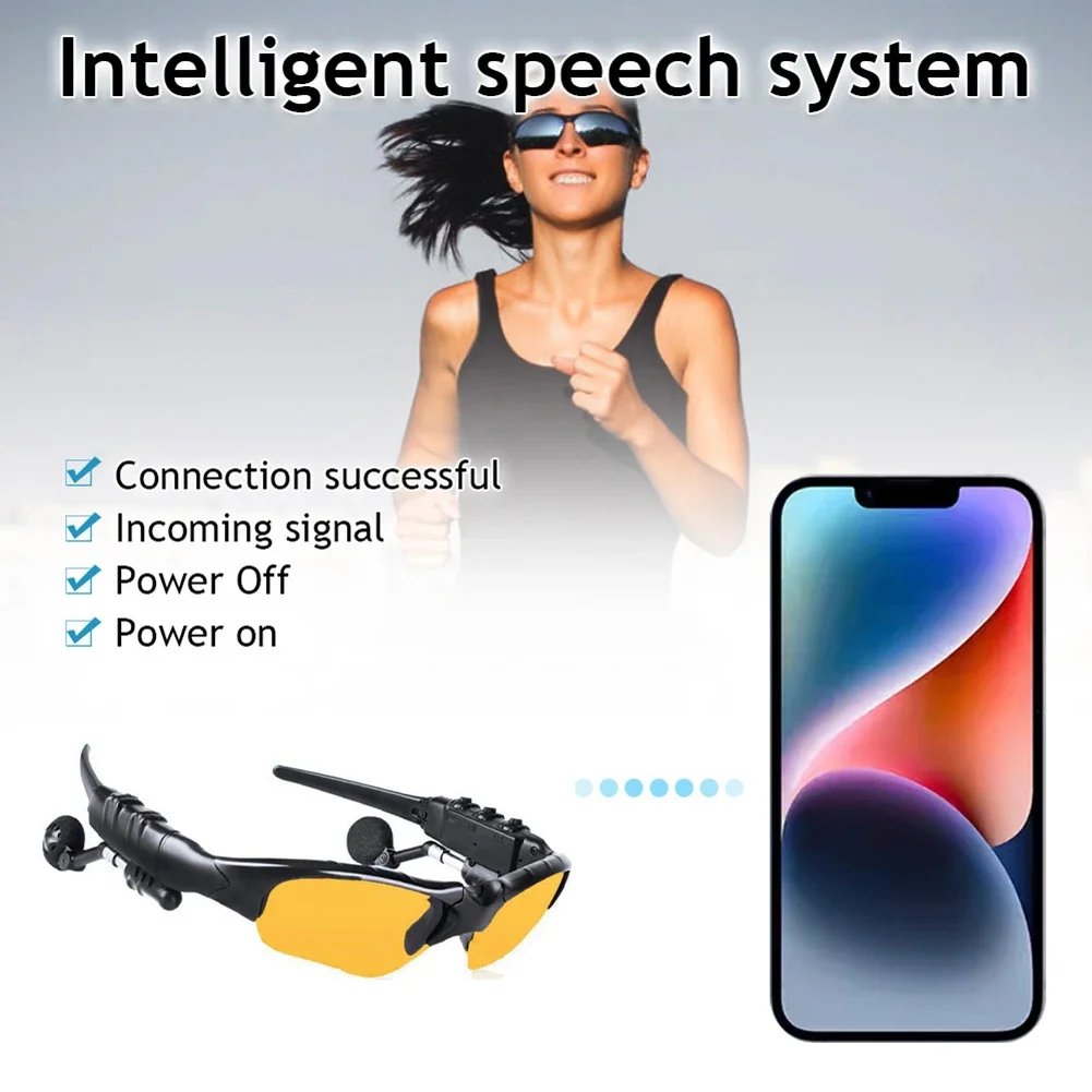 5.0 스테레오 이어폰 마이크가 장착된 무선 헤드셋 스 - Outdoor Sport Glasses 리뷰 및 가격