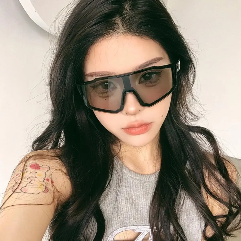 사각형 사이클링 선글라스 대형 프레임 쉐이드 UV 보호 - Outdoor Sport Glasses 리뷰 및 가격