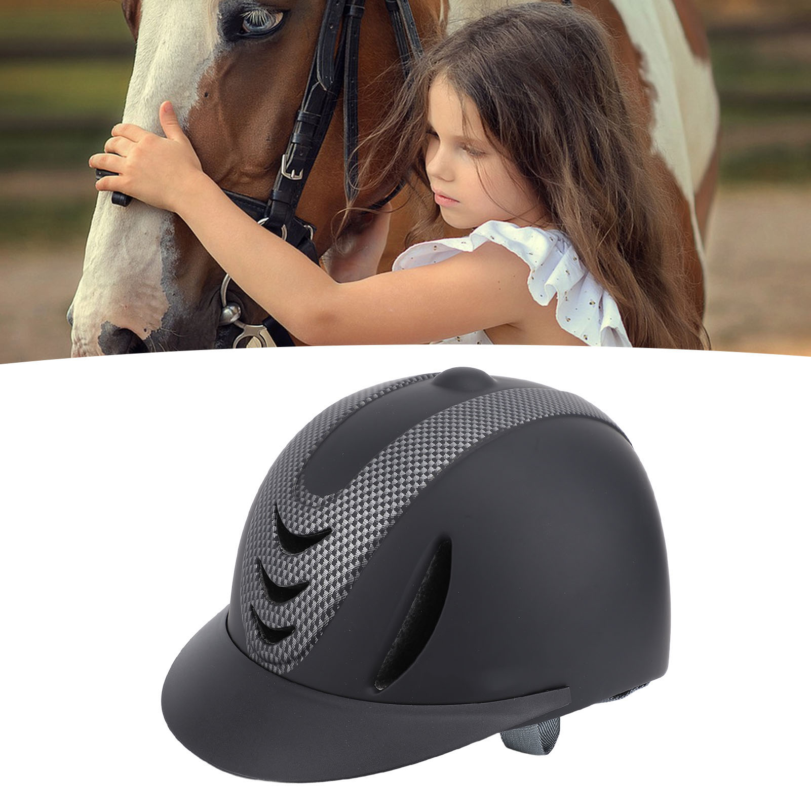어린이 승마 헬멧 통기성 탈착식 라이너 어린이 승마 헬 - Equestrian Helmet 리뷰 및 가격