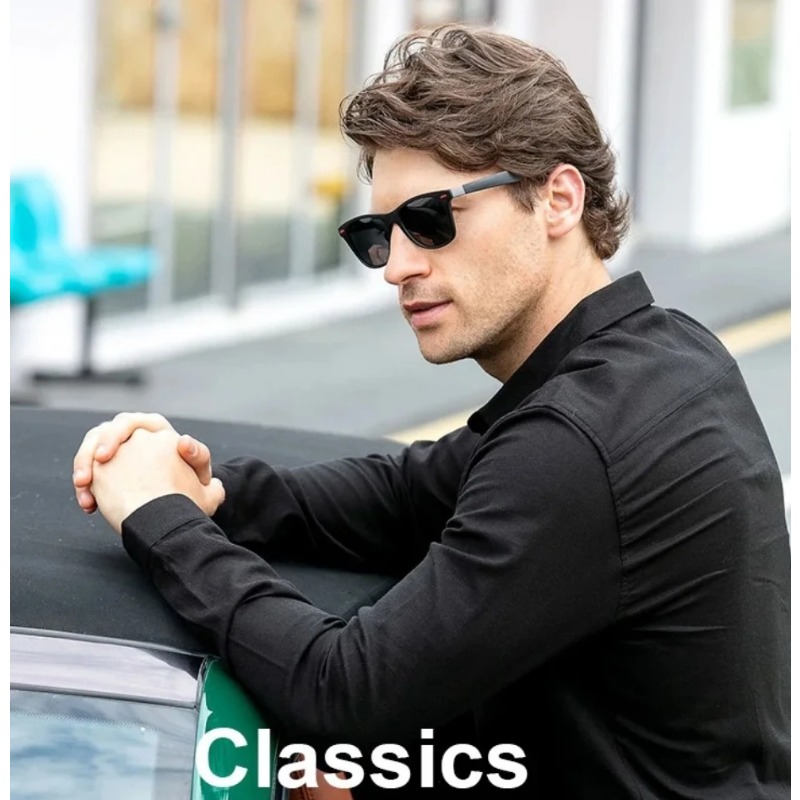 클래식 레트로 PC 프레임 선글라스 남성 야외 스포츠  - Outdoor Sport Glasses 리뷰 및 가격