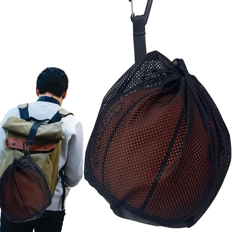 휴대용 농구팀 훈련용 드로스트링 메쉬 가방, 축구 배구 - Outdoor Sports Net 리뷰 및 가격