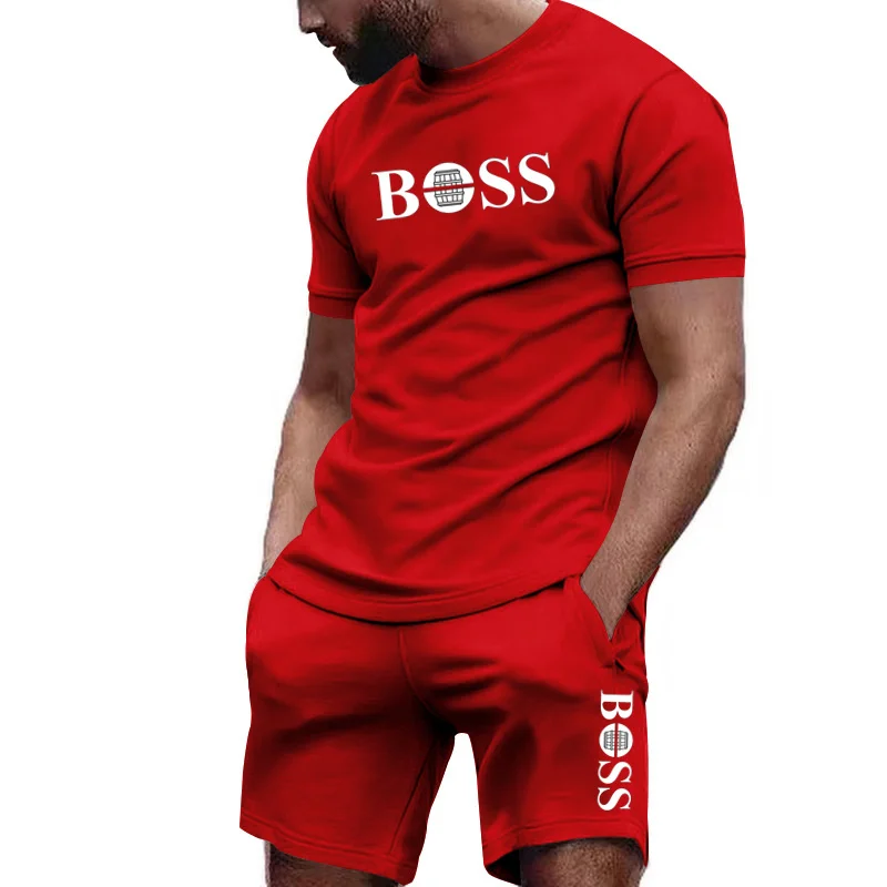 남성 투피스 스포츠웨어 반팔 티셔츠와 바지 세트 러닝  - Outdoor Sports Leisure 리뷰 및 가격