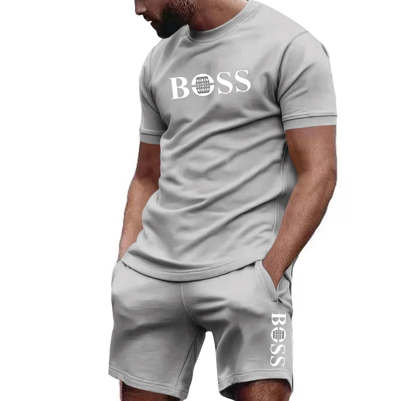 남성 투피스 스포츠웨어 반팔 티셔츠와 바지 세트 러닝  - Outdoor Sports Leisure 리뷰 및 가격