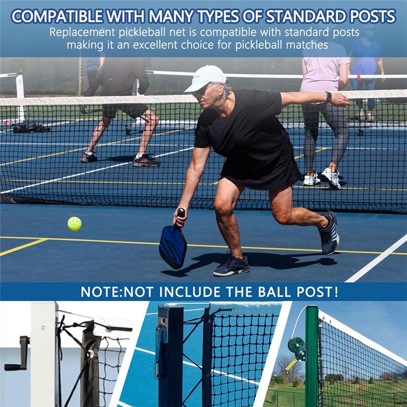 1개/세트 블랙 휴대용 피클볼 네트 시스템 22피트 조 - Outdoor Sports Net 리뷰 및 가격