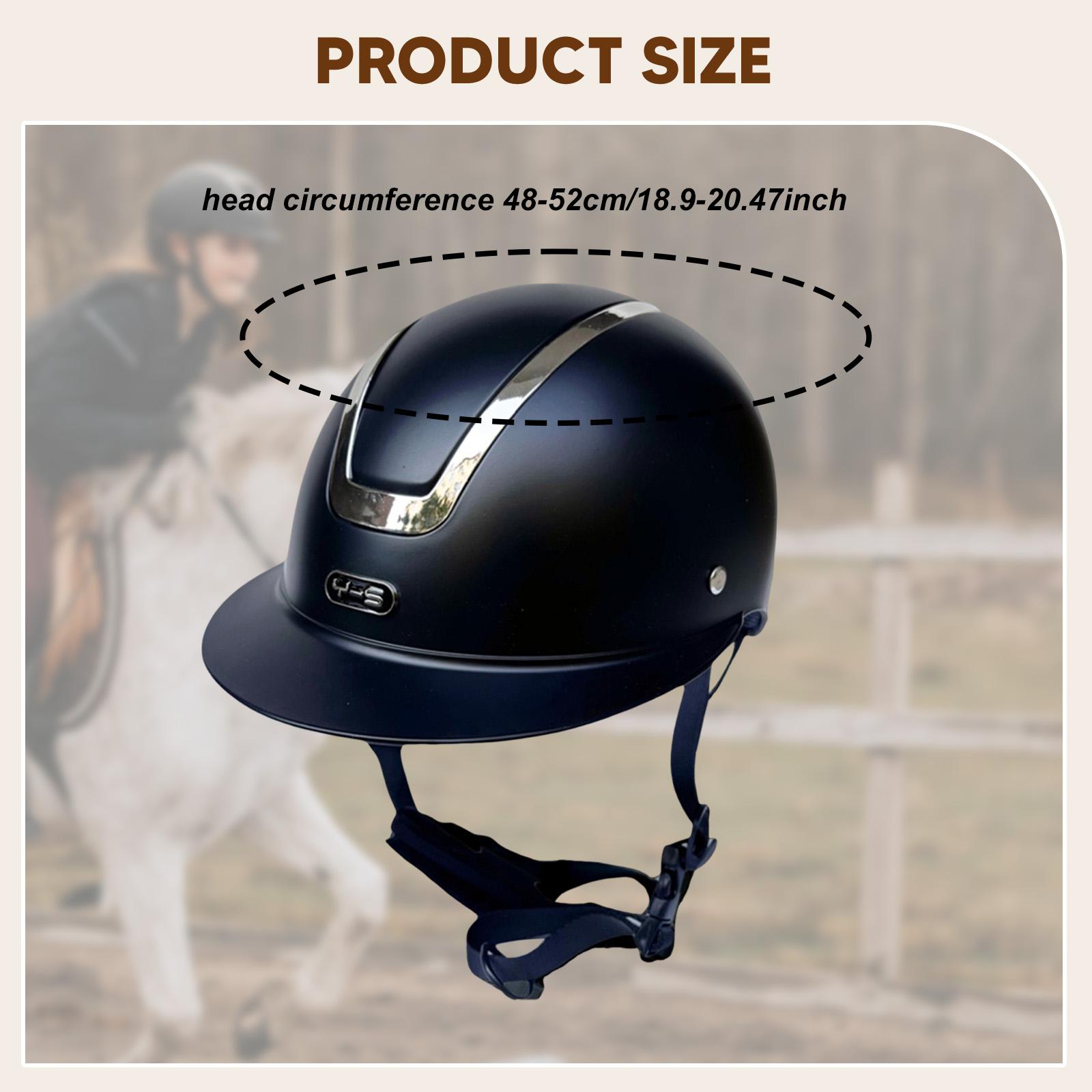 승마 헬멧 실용적인 조절 가능한 머리 둘레 48-52c - Equestrian Helmet 리뷰 및 가격