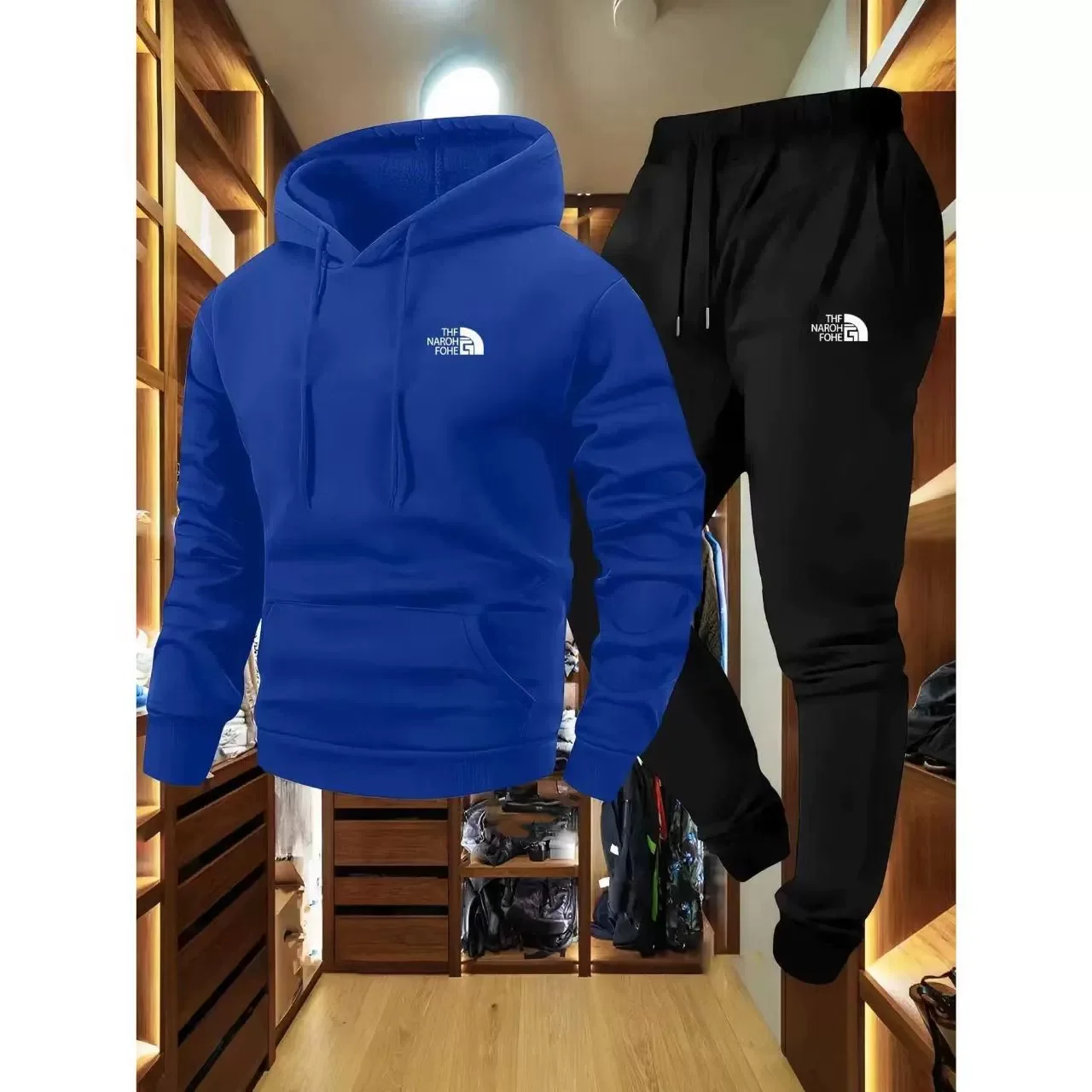 남성용 가을·겨울 패턴 캐주얼 투피스 세트 후드 스웨트 - Outdoor Sport Hoodie 리뷰 및 가격
